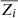 $ \overline{Z_i} $