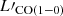 $ {L{\prime }}_{\mathrm{CO(1-0)} } $