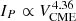 $ I_{P} \propto V_{\mathrm{CME}}^{4.36} $