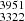 $ _{3322}^{3951} $