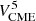 $ V_{\mathrm{CME}}^{5} $