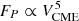 $ F_{P} \propto V_{\mathrm{CME}}^{5} $