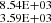 $ _{3.59\rm E+03}^{8.54\rm E+03} $