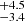 $ ^{+4.5}_{-3.4} $