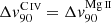 $ \Delta v_{90}^{{\mathrm{C}\,\textsc{iv}}}=\Delta v_{90}^{{\mathrm{Mg}\,\textsc{ii}}} $