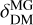 $\[\delta_{\mathrm{DM}}^{\mathrm{MG}}\]$