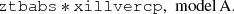 $$ \begin{aligned} \mathtt{ztbabs*xillvercp,}\,\,\, \mathrm{model\,A}. \end{aligned} $$