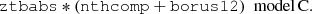 $$ \begin{aligned} \mathtt{ztbabs*(nthcomp+borus12)}\,\,\, \mathrm{model\,C}. \end{aligned} $$