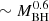 $ \sim M_{\mathrm{BH}}^{0.6} $