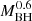 $ M_{\mathrm{BH}}^{0.6} $