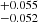 $ _{-0.052}^{+0.055} $