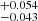 $ _{-0.043}^{+0.054} $