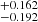 $ _{-0.192}^{+0.162} $