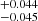 $ _{-0.045}^{+0.044} $