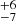 $ ^{+6 }_{-7 } $