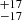 $ ^{+17 }_{-17 } $