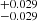 $ _{-0.029}^{+0.029} $