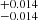 $ _{-0.014}^{+0.014} $