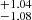 $ ^{+1.04 }_{-1.08 } $