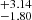 $ ^{+3.14 }_{-1.80 } $