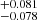$ _{-0.078}^{+0.081} $