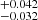 $ ^{+0.042}_{-0.032} $