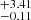 $ ^{+3.41 }_{-0.11 } $
