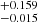 $ ^{+0.159}_{-0.015} $
