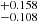 $ ^{+0.158}_{-0.108} $