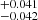 $ _{-0.042}^{+0.041} $