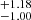 $ ^{+1.18 }_{-1.00 } $
