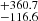 $ ^{+360.7}_{-116.6} $