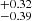 $ ^{+0.32 }_{-0.39 } $