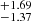 $ ^{+1.69 }_{-1.37 } $