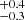 $ ^{+0.4}_{-0.3} $
