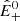 $ {\hat{E}}_+^0 $