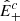 $ {\hat{E}}_+^c $
