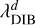 $\[\lambda_{\mathrm{DIB}}^d\]$