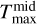 $\[T_{\max }^{\operatorname{mid}}\]$
