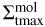 $\[{\sum}_{\mathrm{tmax}}^{\operatorname{mol}}\]$