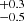 $ ^{+0.3}_{-0.5} $