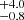 $ ^{+4.0}_{-0.8} $