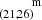 $ ^{~~~~~~~~\mathrm{m}}_{(21,26)} $