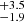 $ ^{+3.5}_{-1.9} $