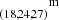 $ ^{~~~~~~~~~~~~\mathrm{m}}_{(18,24,27)} $