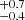 $ ^{+0.7}_{-0.4} $