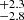 $ ^{+2.3}_{-2.8} $