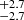 $ ^{+2.7}_{-2.7} $