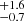 $ ^{+1.6}_{-0.7} $