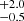 $ ^{+2.0}_{-0.5} $